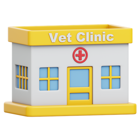 Clinique vétérinaire  3D Icon