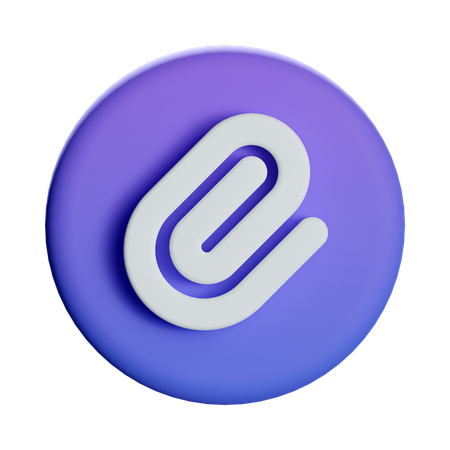 Clip de papel  3D Icon