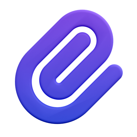 Clip de papel  3D Icon