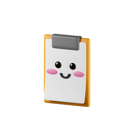 Clip Board  3D Icon