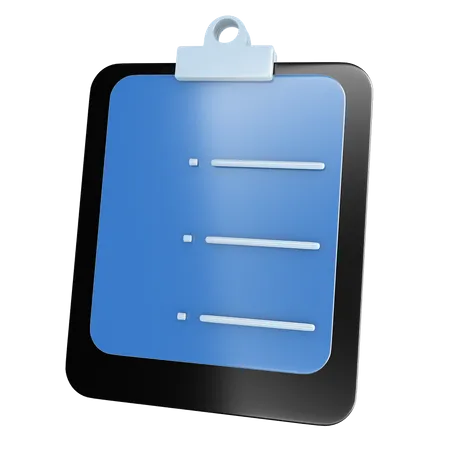 Clip board  3D Icon