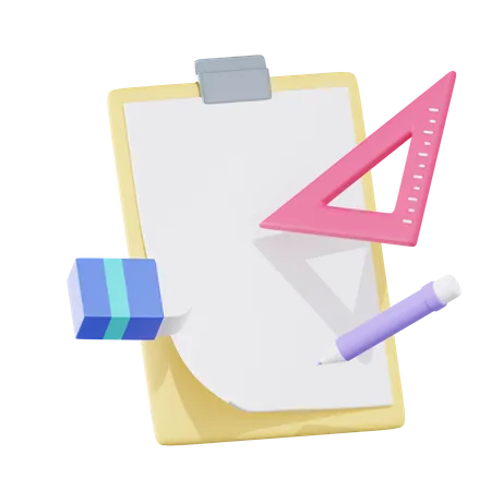 Clip Board  3D Icon