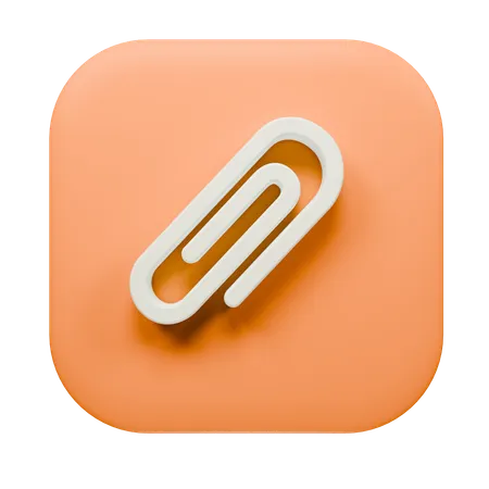 Clip de papel  3D Icon