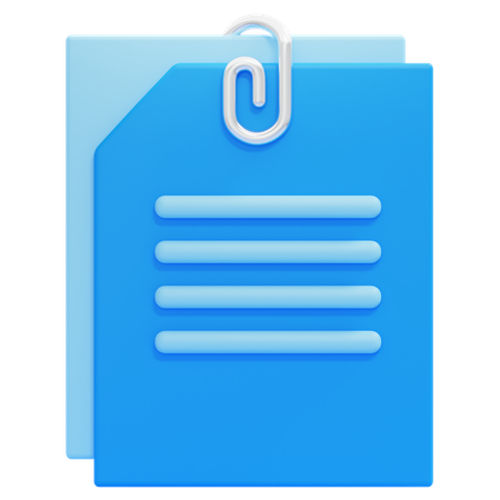 Clip de papel  3D Icon