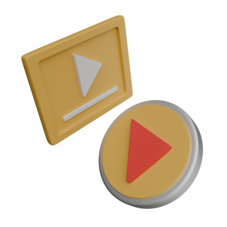 Clip de película  3D Icon