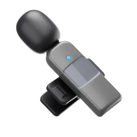 Clip On Microphone  3D Icon