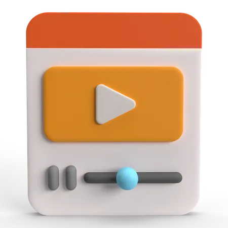 Clip vidéo  3D Icon