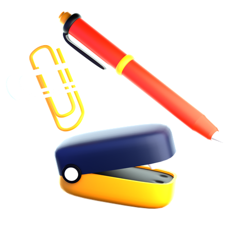 Clip y papelería  3D Icon