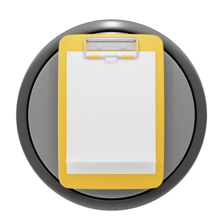 Clipboard 3 D Icon And Illustration 3D Icon