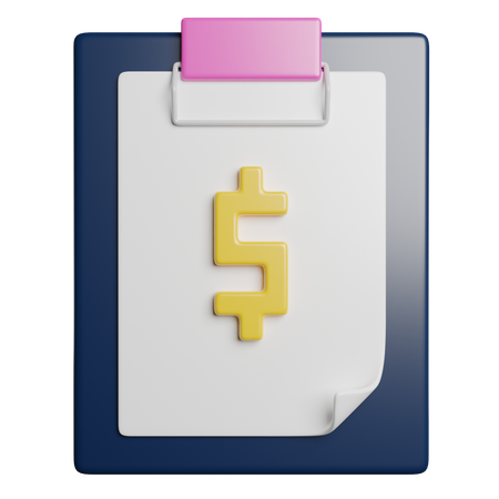 Clipboard  3D Icon