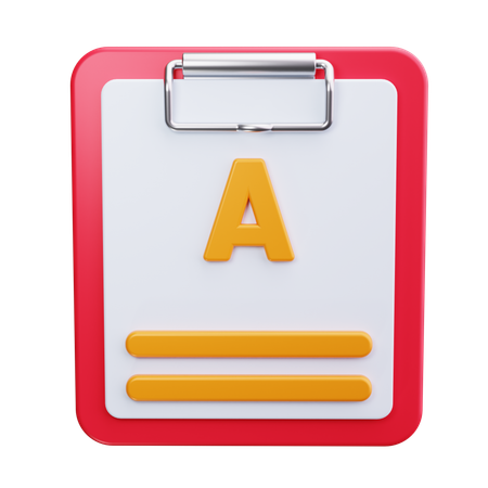 Clipboard  3D Icon