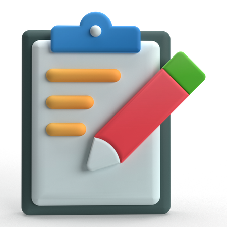 Clipboard  3D Icon