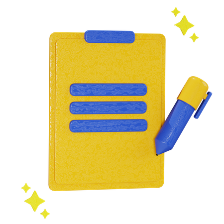 Clipboard  3D Icon