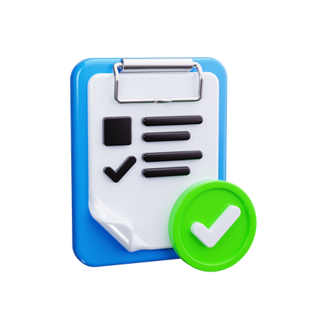 クリップボード  3D Icon