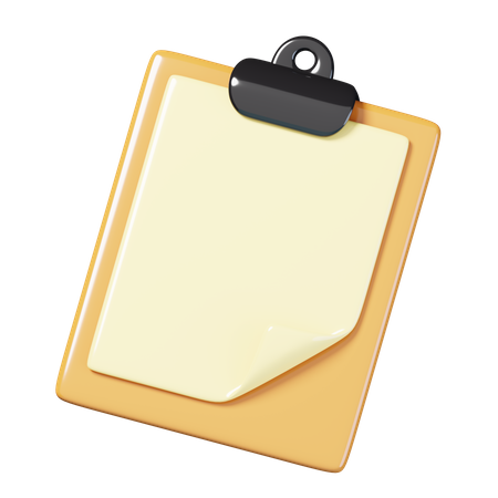 Clipboard  3D Icon