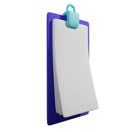 Clipboard  3D Icon