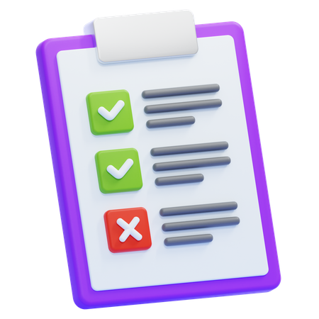 Clipboard  3D Icon