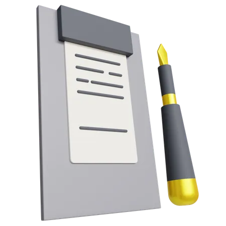 Clipboard  3D Icon