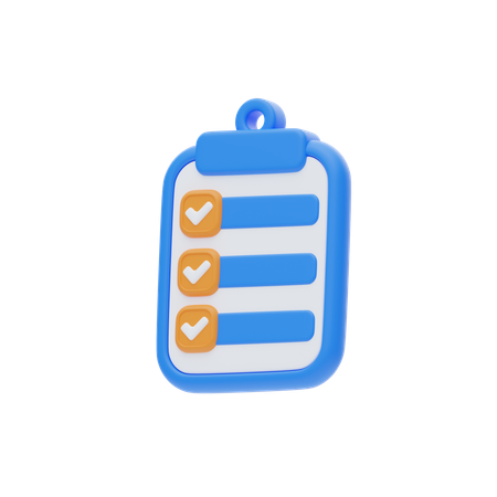 Clipboard  3D Icon