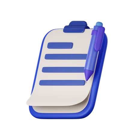 Clipboard  3D Icon