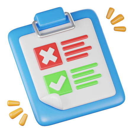 Clipboard  3D Icon