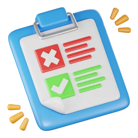 Clipboard  3D Icon