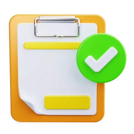 Clipboard  3D Icon