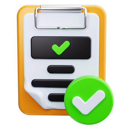 Clipboard  3D Icon