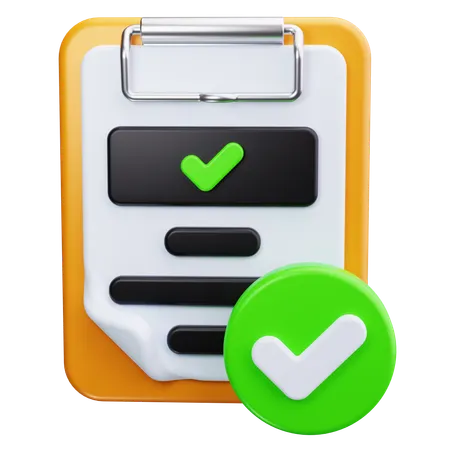 Clipboard  3D Icon