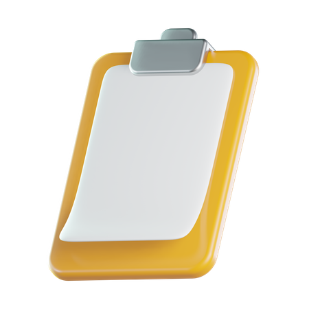 Clipboard  3D Icon