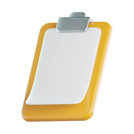 Clipboard  3D Icon