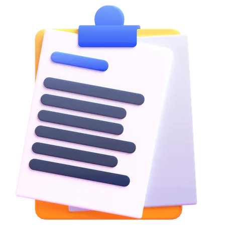 Clipboard  3D Icon