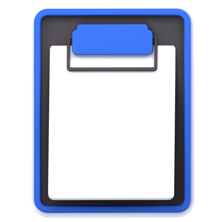 Clipboard  3D Icon