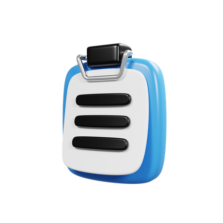 Clipboard  3D Icon