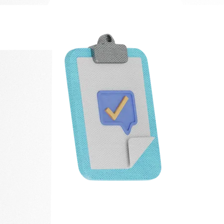 Clipboard  3D Icon