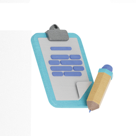 Clipboard  3D Icon