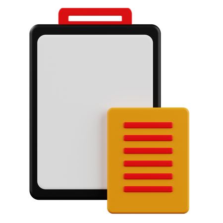 Clipboard  3D Icon