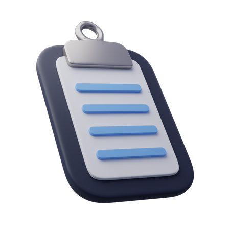 Clipboard  3D Icon