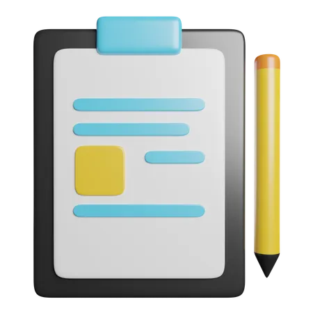 Clipboard  3D Icon