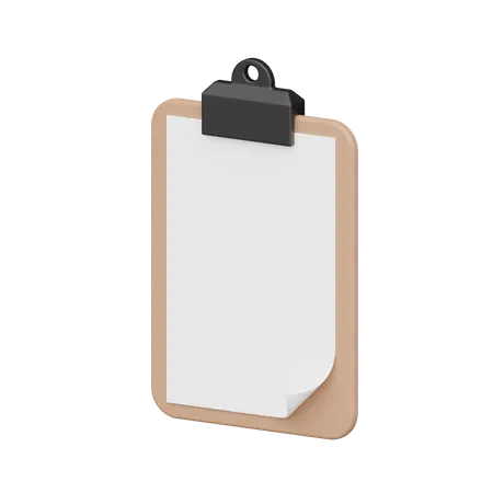 Clipboard  3D Icon