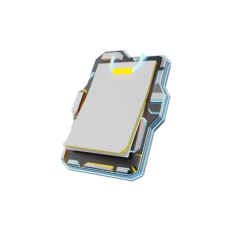 Clipboard  3D Icon