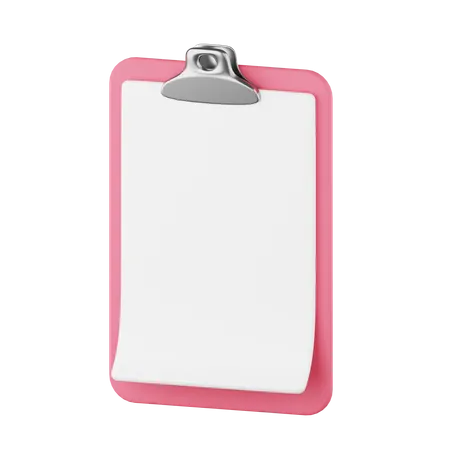 Clipboard  3D Icon