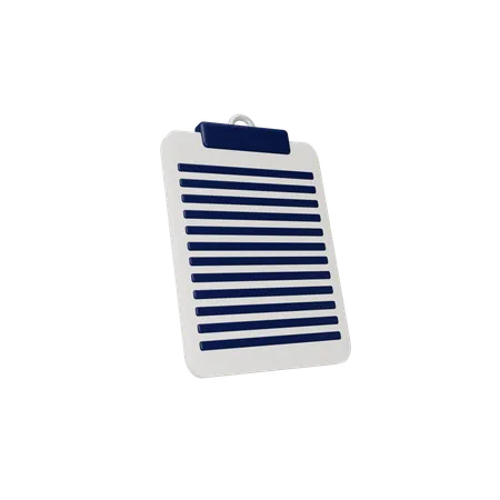 Clipboard  3D Icon