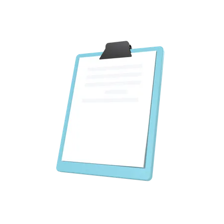 Clipboard  3D Icon