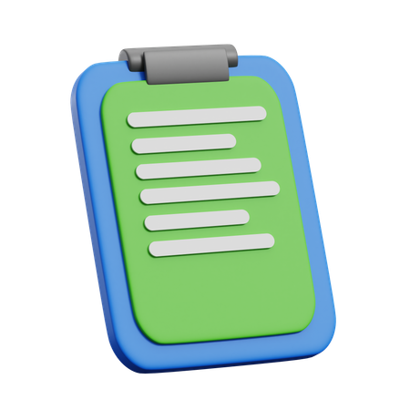 Clipboard  3D Icon