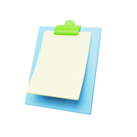 Clipboard  3D Icon