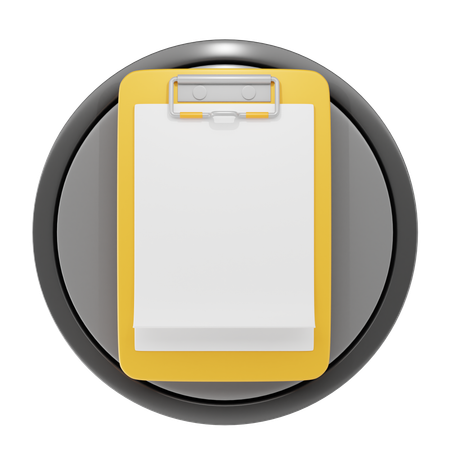 Clipboard  3D Icon