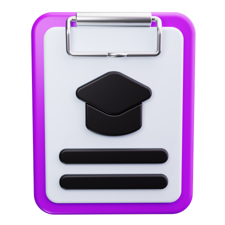 Clipboard  3D Icon