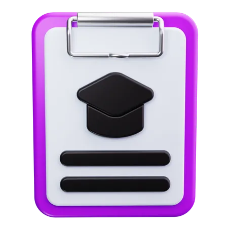 Clipboard  3D Icon