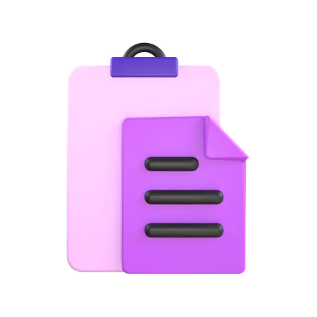 Clipboard  3D Icon